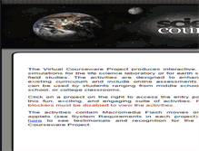 Tablet Screenshot of nemo.sciencecourseware.org
